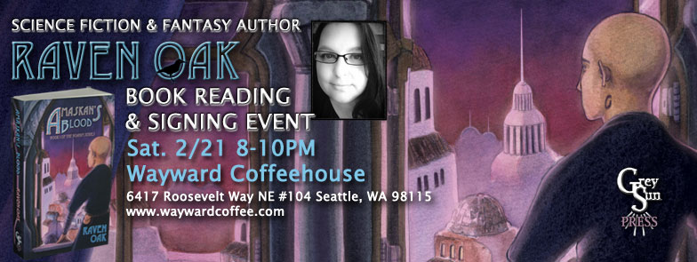 Book Launch/Signing: Amaskan's Blood by Raven Oak